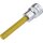 HAZET Schraubendreher-Steckschlüsseleinsatz 8801A-5/16 | Vierkant10 mm (3/8 Zoll) | Innen-Sechskant Profil | 75 mm