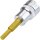 HAZET Schraubendreher-Steckschlüsseleinsatz 8801A-5/32 | Vierkant10 mm (3/8 Zoll) | Innen-Sechskant Profil | 55 mm