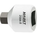 HAZET Bremssattel-Schraubendreher-Steckschlüsseleinsatz 2584-8 | Vierkant10 mm (3/8 Zoll) | Innen-Sechskant Profil | 8