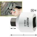HAZET Bremssattel-Schraubendreher-Steckschlüsseleinsatz 2584-8 | Vierkant10 mm (3/8 Zoll) | Innen-Sechskant Profil | 8