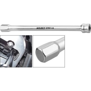 HAZET Scheinwerfer-Einstellwerkzeug 2797-14 | Vierkant10 mm (3/8 Zoll) | Innen-Sechskant Profil | 14