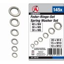Kraftmann Federringe-Sortiment | M4 - M12 | 145-tlg.