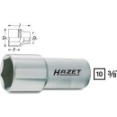 HAZET Zündkerzen-Steckschlüssel-Einsatz 880AMGT | Vierkant10 mm (3/8 Zoll) | Außen-Sechskant Profil | 16