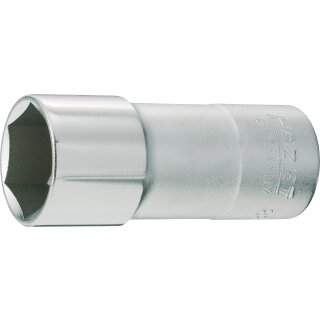 HAZET Zündkerzen-Steckschlüssel-Einsatz 880AKF | Vierkant10 mm (3/8 Zoll) | Außen-Sechskant Profil | 16