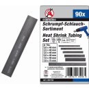 Kraftmann Schrumpfschlauch-Sortiment | schwarz | 90-tlg.