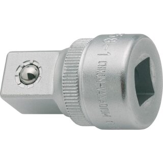 HAZET Vergrößerungsstück 8858-1 | Vierkant10 mm (3/8 Zoll) | Vierkant 12,5 mm (1/2 Zoll)