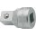 HAZET Vergrößerungsstück 8858-1 | Vierkant10 mm (3/8 Zoll) | Vierkant 12,5 mm (1/2 Zoll)