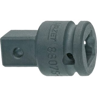 HAZET Vergrößerungsstück 8807S-1 | Vierkant10 mm (3/8 Zoll) | Vierkant 12,5 mm (1/2 Zoll)