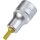 HAZET Schraubendreher-Steckschlüsseleinsatz 986A-3/16 | Vierkant12,5 mm (1/2 Zoll) | Innen-Sechskant Profil | 52 mm