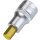 HAZET Schraubendreher-Steckschlüsseleinsatz 986A-3/8 | Vierkant12,5 mm (1/2 Zoll) | Innen-Sechskant Profil | 52 mm