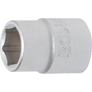 BGS technic Steckschlüssel-Einsatz Sechskant | Antrieb Innenvierkant 20 mm (3/4") | SW 23 mm