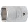 BGS technic Steckschlüssel-Einsatz Sechskant | Antrieb Innenvierkant 20 mm (3/4") | SW 26 mm