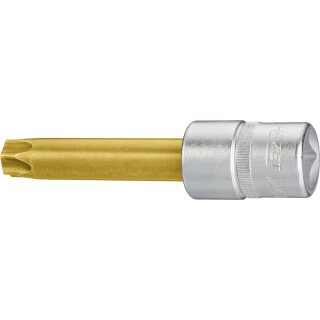 HAZET Kardanwellen-Einsatz TORX® Schraubendreher-Einsatz 2756-T60 | Vierkant12,5 mm (1/2 Zoll) | Innen TORX® Profil | 103 mm