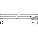 HAZET Saugrohr Schraubendreher-Steckschlüsseleinsatz 2584-1 | Vierkant12,5 mm (1/2 Zoll) | Innen-Sechskant Profil | 6