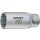 HAZET Einspritzdüsen-Werkzeug 4555N | Vierkant12,5 mm (1/2 Zoll) | Außen-Doppel-Sechskant Profil | 27