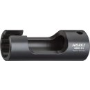 HAZET Einspritzleitungs-Schlüssel 4550-21 | Vierkant12,5 mm (1/2 Zoll) | Außen-Doppel-Sechskant Profil | 21