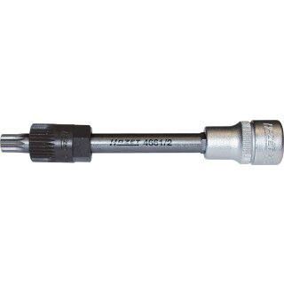 HAZET Keil(rippen)riemenscheibe-Werkzeug 4641/2 | Vierkant12,5 mm (1/2 Zoll) | Innen Vielzahn Profil XZN | Anzahl Werkzeuge: 2