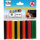 Kraftmann Heißklebe-Patronen | bunt | Ø 7,5...