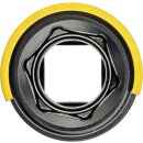 HAZET Schlag-, Maschinenschrauber Steckschlüssel-Einsatz (6kt.) 903SLG-19 | Vierkant12,5 mm (1/2 Zoll) | Außen-Sechskant-Tractionsprofil | 19