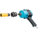 HAZET Schlag-, Maschinenschrauber Steckschlüssel-Einsatz (6kt.) 903SLG6-19 | Vierkant12,5 mm (1/2 Zoll), Außen-Sechskant 24 mm | Außen-Sechskant-Tractionsprofil | 19