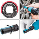 HAZET Kraft-Steckschlüssel-Einsatz (6kt.) 903SLG-19/3 | Vierkant12,5 mm (1/2 Zoll) | Außen-Sechskant-Tractionsprofil | Anzahl Werkzeuge: 3 | 19