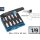 HAZET Schraubendreher-Steckschlüsseleinsatz Satz TORX® 992/9 | Vierkant12,5 mm (1/2 Zoll) | Innen TORX® Profil | Anzahl Werkzeuge: 9 | T?20  T?60