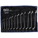 BGS technic Doppel-Ringschlüssel-Satz | gekröpft | SW 6 x 7 - 30 x 32 mm | 12-tlg.