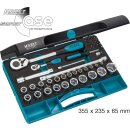HAZET Steckschlüssel-Satz 953SPC | Vierkant12,5 mm (1/2 Zoll) | Anzahl Werkzeuge: 47