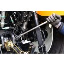 HAZET Umschaltknarre, lang, mit Gelenk 916GL | Vierkant 12,5 mm (1/2 Zoll)