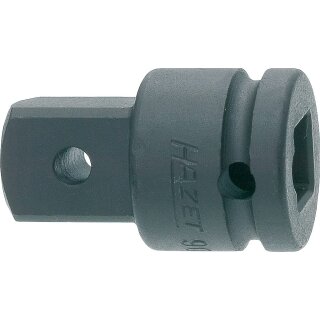 HAZET Vergrößerungsstück 9007S-1 | Vierkant12,5 mm (1/2 Zoll) | Vierkant 20 mm (3/4 Zoll)