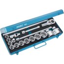 HAZET Steckschlüssel-Satz 1002 | Vierkant20 mm (3/4 Zoll) | Anzahl Werkzeuge: 18