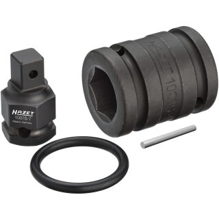HAZET Schlag-, Maschinenschrauber Adapter 1007S-7/4 | Vierkant20 mm (3/4 Zoll) | Vierkant 12,5 mm (1/2 Zoll)