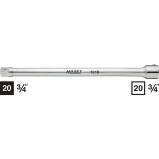 HAZET Verlängerung 1018 | Vierkant20 mm (3/4 Zoll) | Vierkant 20 mm (3/4 Zoll)
