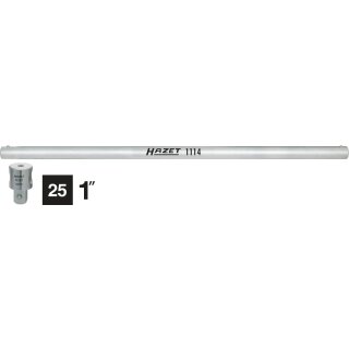 HAZET Schiebestück mit Drehstange 1115/2 | Vierkant 25 mm (1 Zoll) | Anzahl Werkzeuge: 2