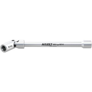 HAZET Steckschlüssel-Einsatz TORX® 850LG-GE10 | Vierkant6,3 mm (1/4 Zoll) | Außen TORX® Profil