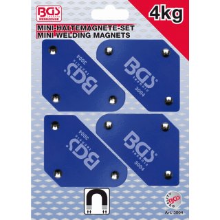 BGS technic Mini-Magnethalter-Satz | 45° - 90° - 135° | 4-tlg.