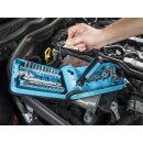 HAZET Steckschlüssel- und Bit-Satz „Smart Case“ 856-1 | Vierkant6,3 mm (1/4 Zoll), Sechskant6,3 (1/4 Zoll) | Außen-Sechskant-Tractionsprofil, Schlitz Profil, Kreuzschlitz Profil PH, Pozidriv Profil PZ, Innen-Sechskant Profil, Tamper Resistant TORX® Profil