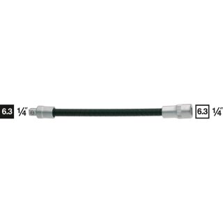 HAZET Verlängerung, fleXibel 870 | Vierkant6,3 mm (1/4 Zoll) | Vierkant 6,3 mm (1/4 Zoll)