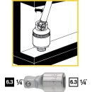 HAZET Verlängerung, schwenkbar 871-1 | Vierkant6,3 mm (1/4 Zoll) | Vierkant 6,3 mm (1/4 Zoll)