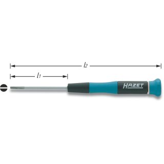 HAZET Elektronik-Schraubendreher 805-025 | Schlitz Profil | 168 mm
