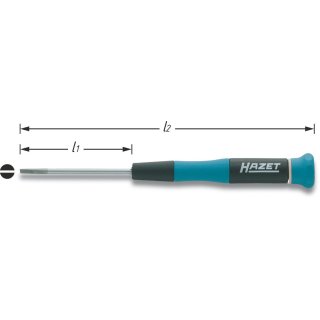 HAZET Elektronik-Schraubendreher 805-03 | Schlitz Profil | 168 mm