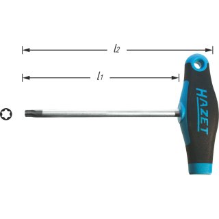 T-Griff Torx Schlüssel TX Schraubendreher Profil  T6 