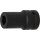 BGS technic Kraft-Steckschlüssel-Einsatz Sechskant, tief | Antrieb Innenvierkant 25 mm (1") | SW 21 mm