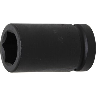 BGS technic Kraft-Steckschlüssel-Einsatz Sechskant, tief | Antrieb Innenvierkant 25 mm (1") | SW 32 mm