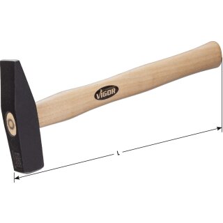 Vigor SCHLOSSERHAMMER 300 G, HICKORYSTIEL