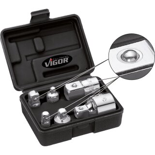 Vigor Adaptersatz 6 tlg. in Box 1/4"-3/4"