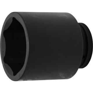 BGS technic Kraft-Steckschlüssel-Einsatz Sechskant, tief | Antrieb Innenvierkant 25 mm (1") | SW 90 mm
