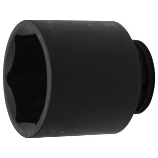 BGS technic Kraft-Steckschlüssel-Einsatz Sechskant, tief | Antrieb Innenvierkant 25 mm (1") | SW 105 mm