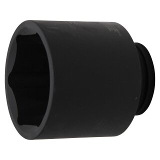 BGS technic Kraft-Steckschlüssel-Einsatz Sechskant, tief | Antrieb Innenvierkant 25 mm (1") | SW 110 mm