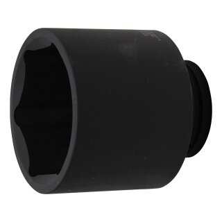 BGS technic Kraft-Steckschlüssel-Einsatz Sechskant, tief | Antrieb Innenvierkant 25 mm (1") | SW 115 mm